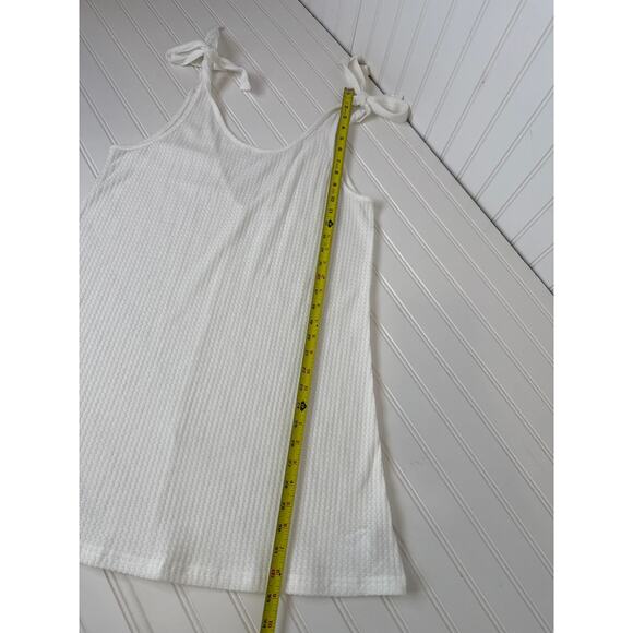 NWT Cupshe Pinafore Romper & Waffle Knit Beach Tie Shoulder Cover Up BUNDLE Sz L - Picture 8 of 8